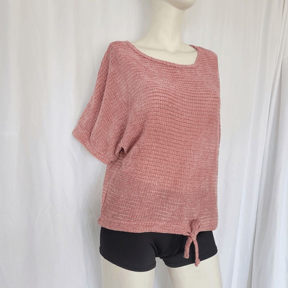 Pink Knit Women's Blouse